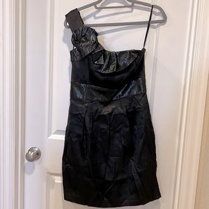 Cocktail Dress LBD Women Size 8 100% Black Silk Sexy Chic BRAND NEW WITH TAGS